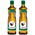 2 Unidades Azeite Oliva Extra Virgem Vidro Gallo 500ml