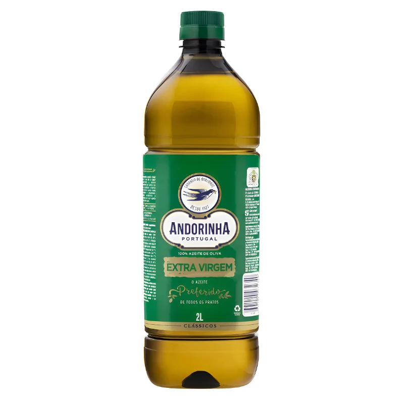 Azeite de Oliva Extra Virgem Português Andorinha Clássicos Garrafa 2l