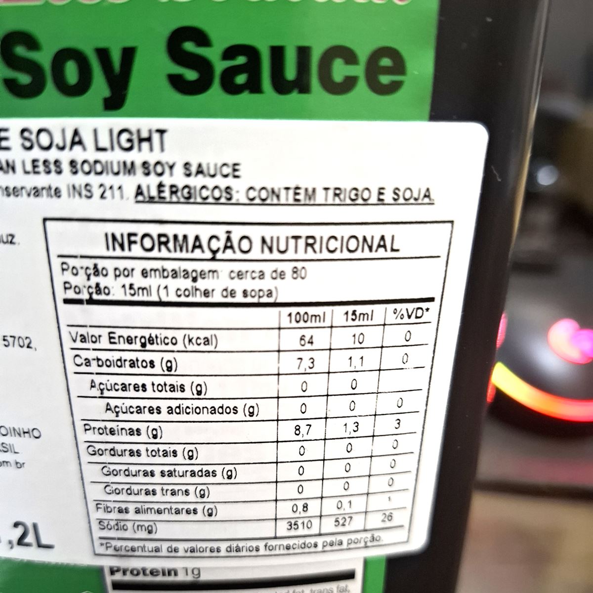 Molho de Soja Shoyu Less Salt 1,2L - Kikkoman - Imagem 2